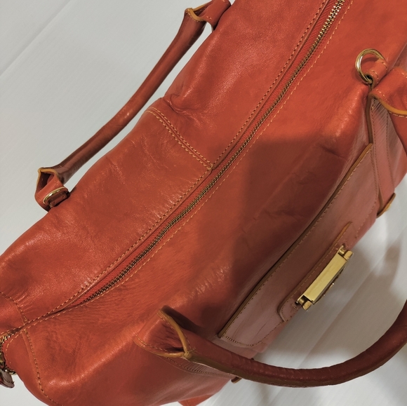 PAOLO MASI Genuine Leather Large Satchel - Picture 4 of 12